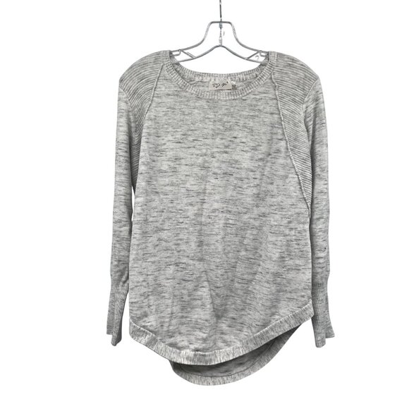 RD Style Womens Pullover Sweater Round Hem Heather Gray Size XXL - Picture 1 of 9